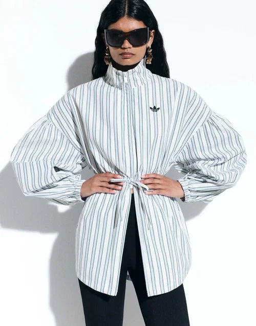 Adidas x ASOS Funnel Neck Blue Shirt