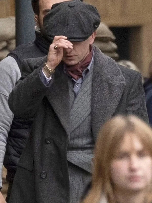  Peaky Blinders Barry Keoghan Grey Wool Coat
