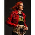 becky-lynch-red-cropped-leather-jacket