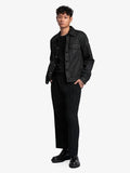 Black Waxed Denim Jacket