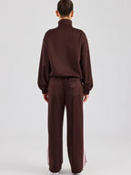 Brown And Pink Cernucci Tracksuit