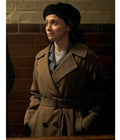 Laura McKee Peaky Blinders Brown Wool Coat