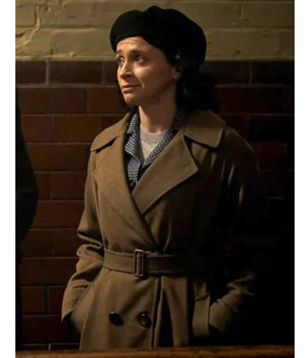 Laura McKee Peaky Blinders Brown Wool Coat