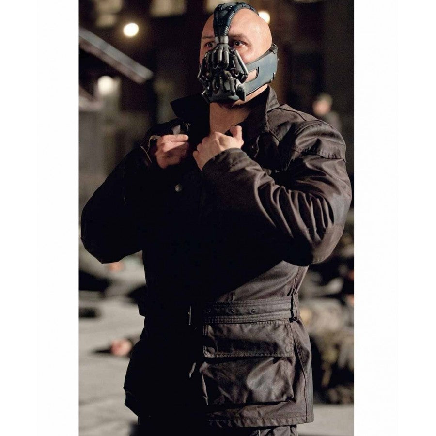 Tom Hardy Dark Knight Black Leather Jacket