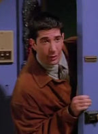 Friends David Schwimmer Brown Suede Leather Jacket
 
