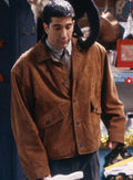 Friends David Schwimmer Brown Suede Leather Jacket
 