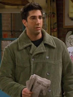 Friends S03 David Schwimmer Green Coat