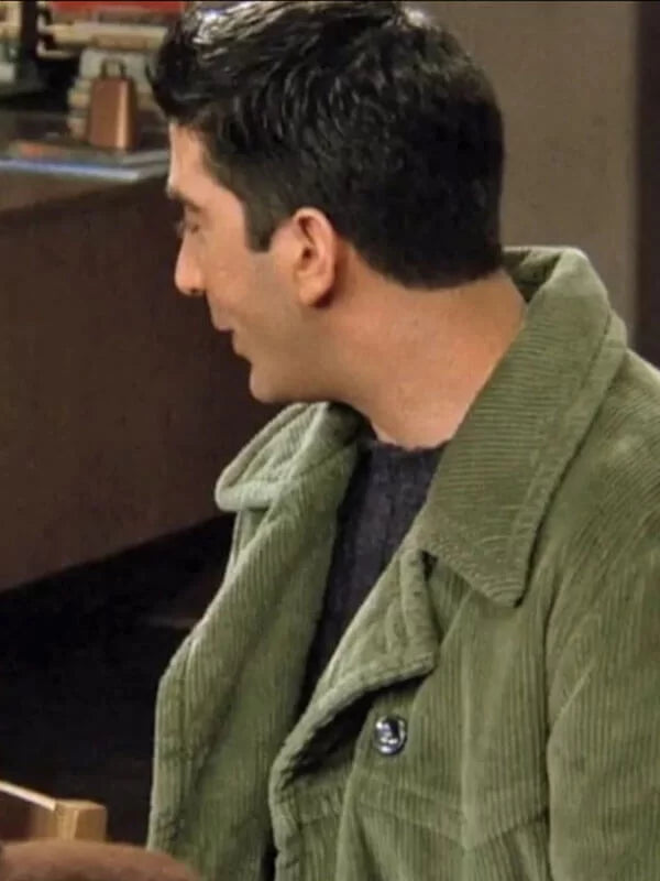  Friends S03 David Schwimmer Green Coat
