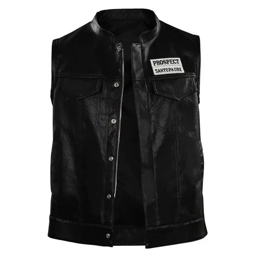 Angel Reyes Mayans M.C Leather Vest The Trendy Jacket
