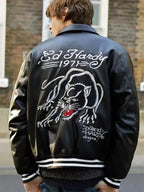 Ed Hardy Leather Jacket