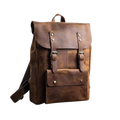 Personalized Premium Leather Travel Bag, Brown Zing Apparel
