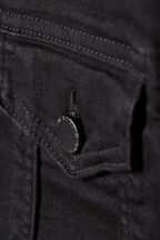 Black Denim Jacket Women, Pocketed Zing Apparel