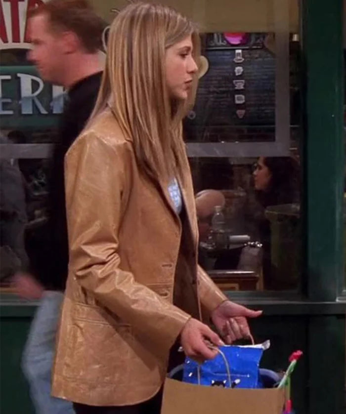 
Rachel Green Friends S05 Brown Leather Blazer