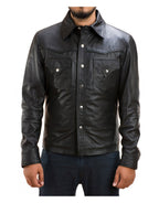 Walking Dead Governor Black Leather Jacket