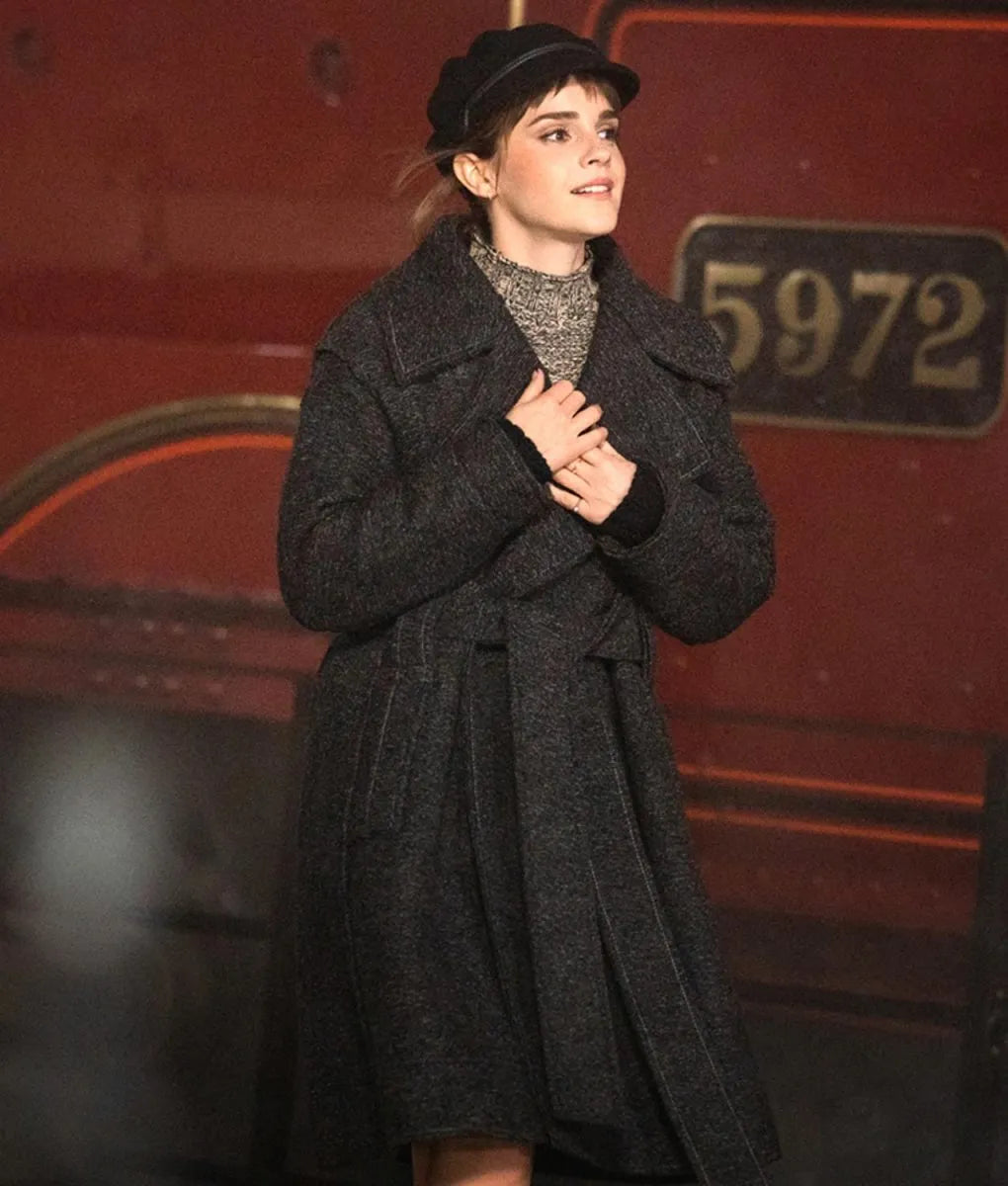 
 Harry Potter Emma Watson Return to Hogwarts Black Wool Coat
