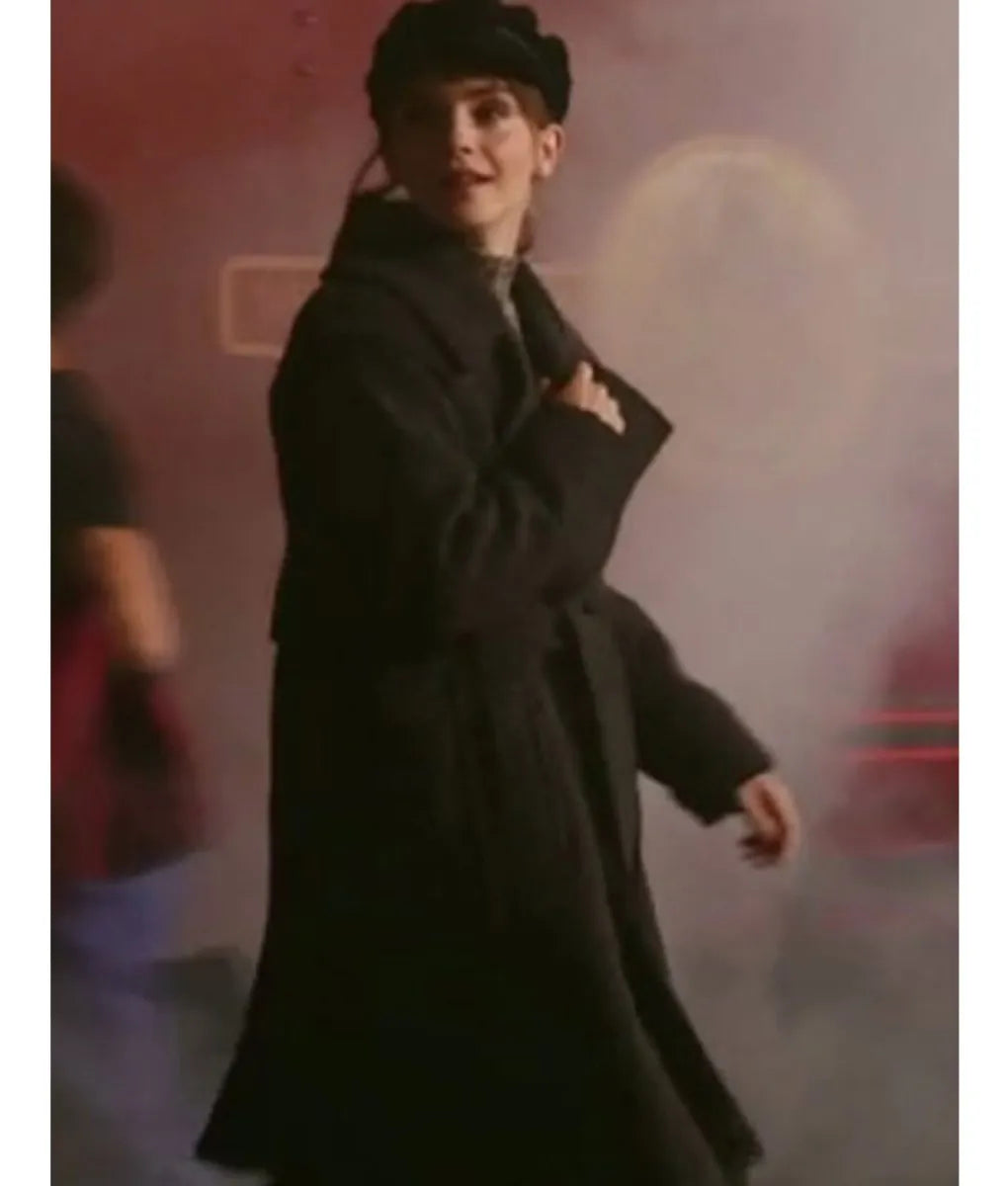 
 Harry Potter Emma Watson Return to Hogwarts Black Wool Coat
