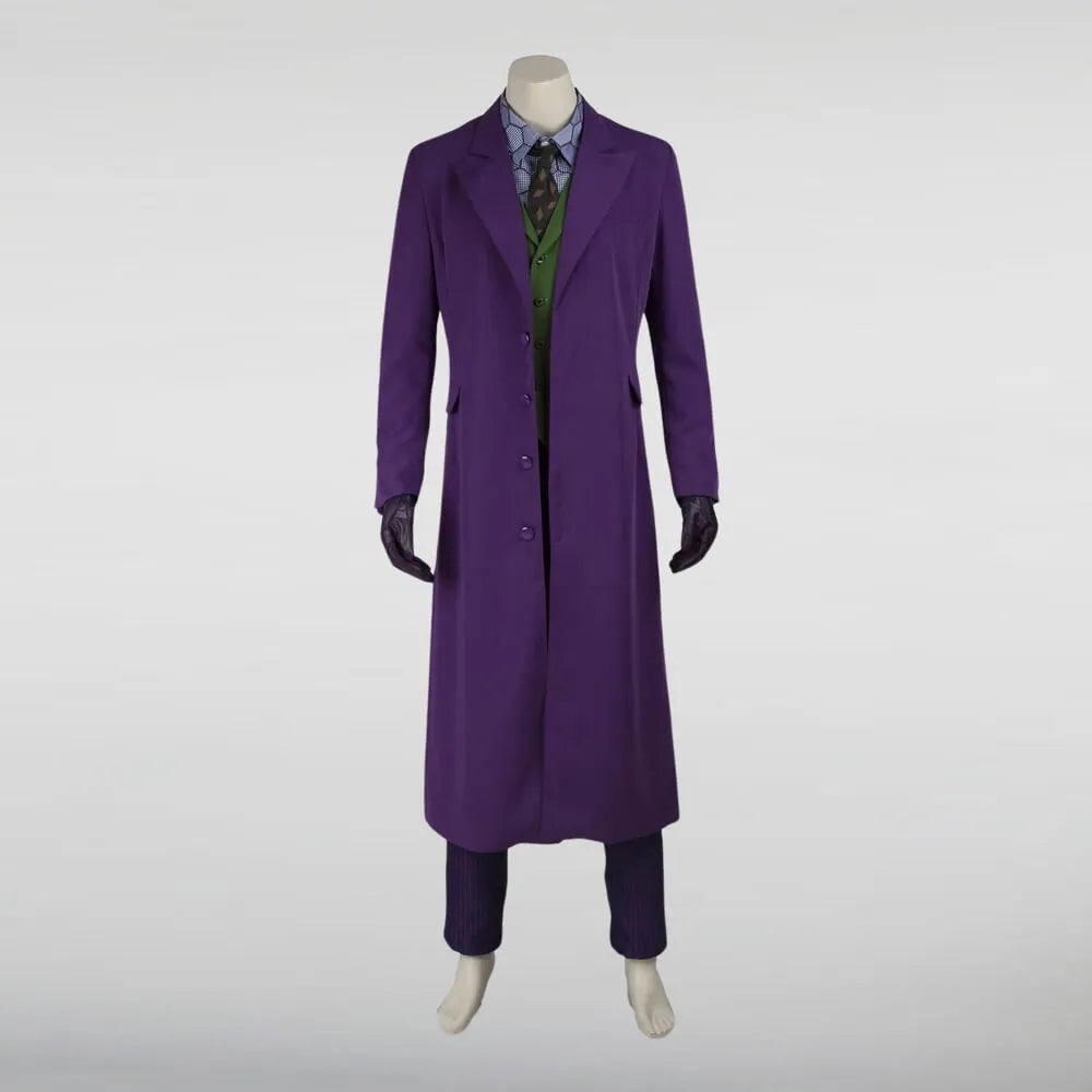 The Dark Knight Joker Blue Wool Coat
