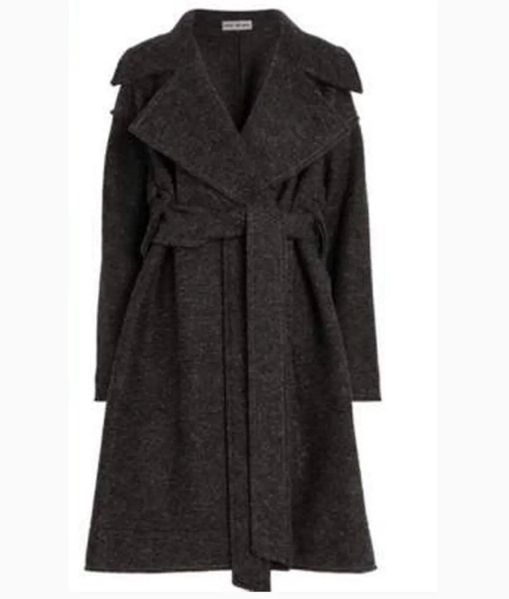 
 Harry Potter Emma Watson Return to Hogwarts Black Wool Coat
