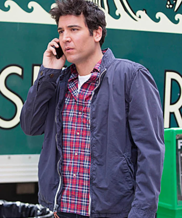  How I met Your Mother Ted Mosby Blue cotton Jacket
