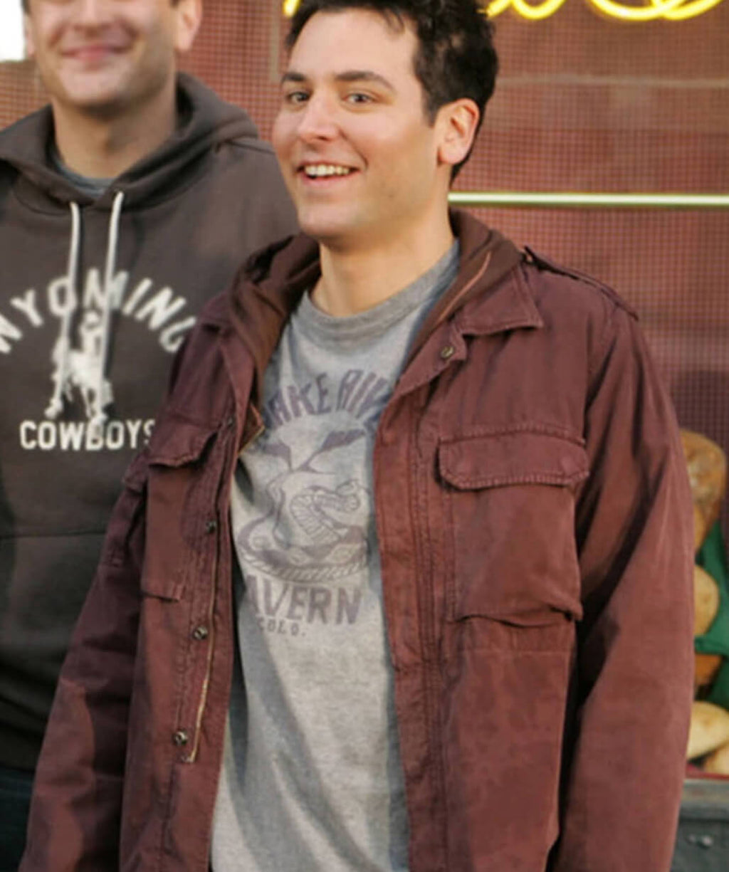 Ted Mosby How I met Your Mother  Maroon Cotton Jacket