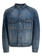 Mandarin Collar Jean Jacket