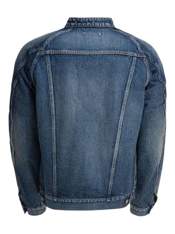 Mandarin Collar Jean Jacket
