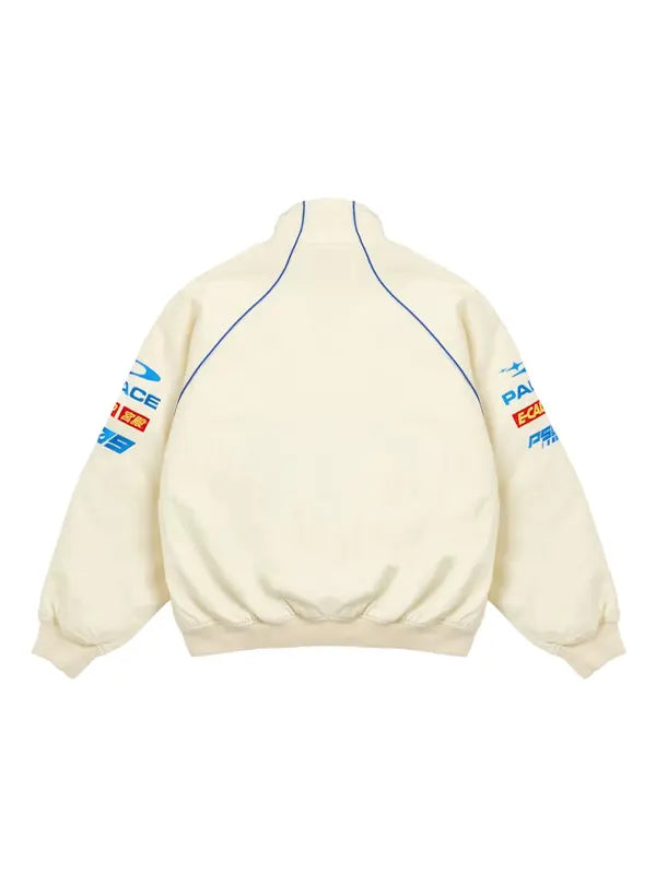 palace rally jacket white