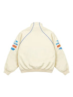 palace rally jacket white