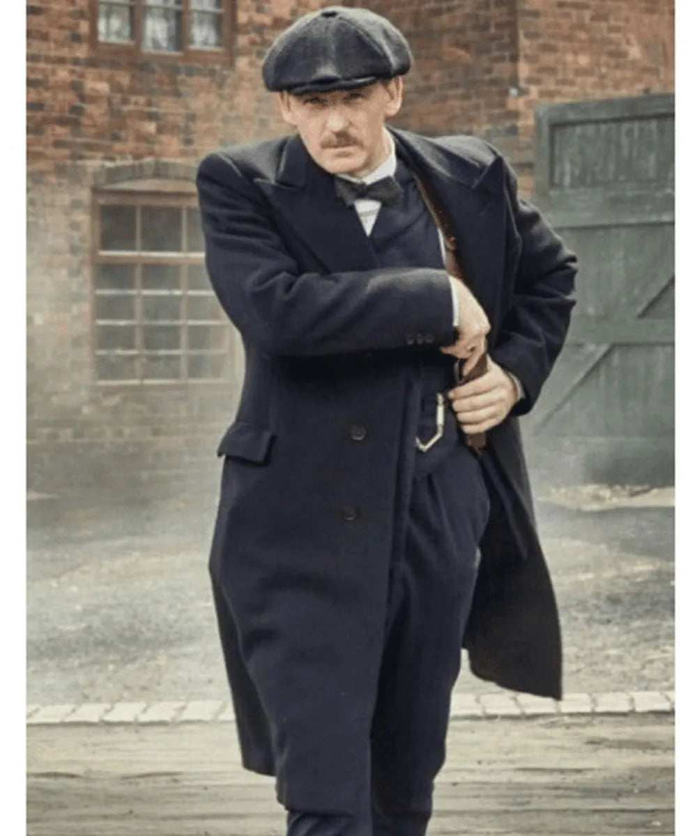 Paul Anderson Peaky Blinders New Best Black Wool Coat