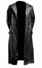 Black Long Coat - Trench Coat WW2 - Zing Apparel