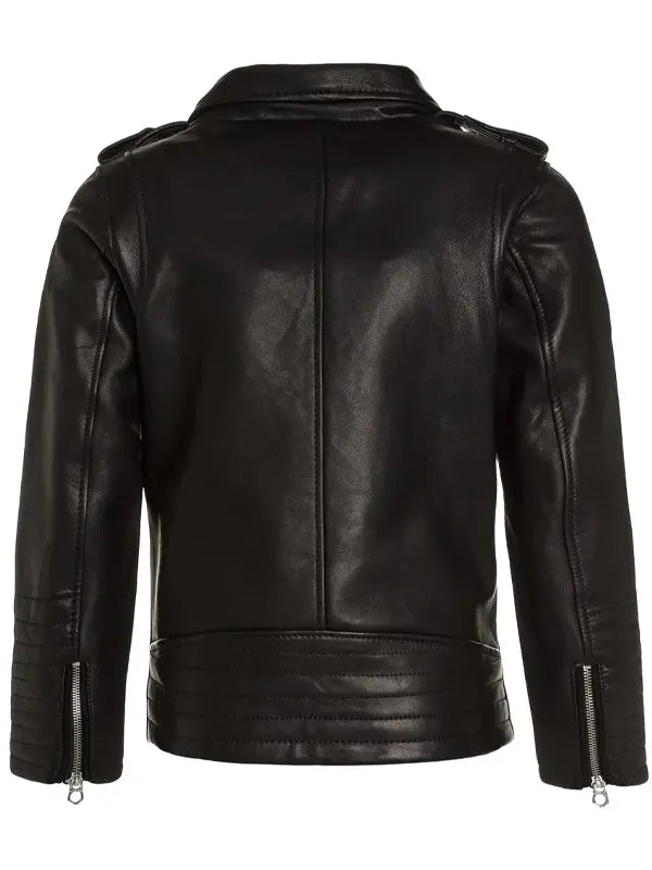 Scotch & Soda Leather Biker Jacket