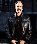 Steven Ogg The Walking Dead Black Leather Jacket