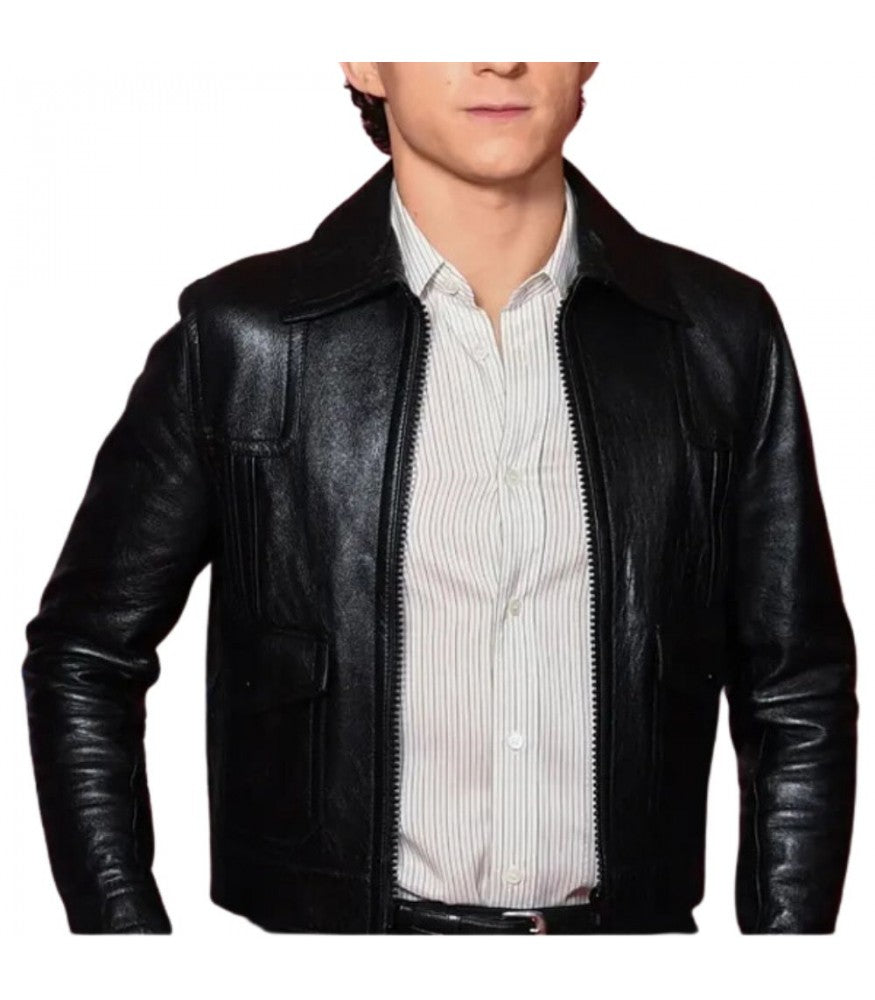 
Tom Holland Spider Man No Way Home Leather Jacket
