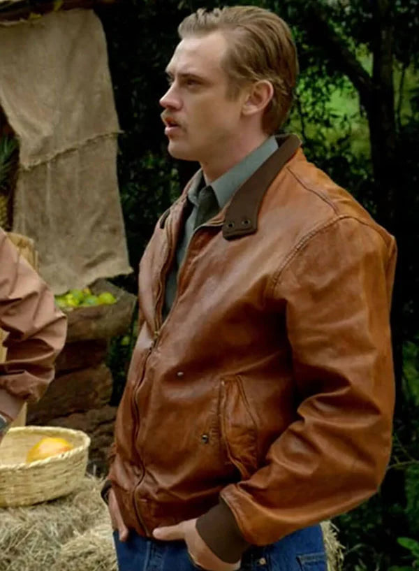 
 Narcos Steve Murphy New Brown Leather Jacket