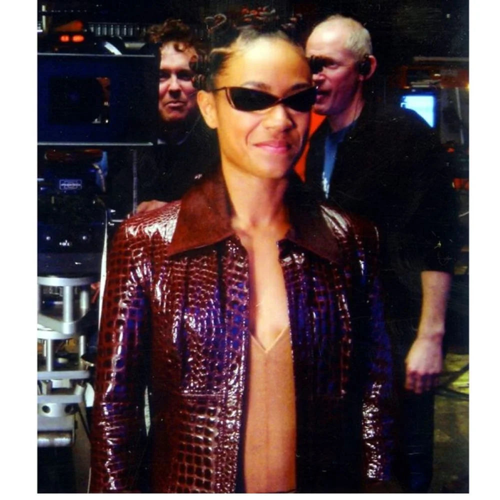 
The Matrix 4  Pinkett Smith Red Leather Jacket