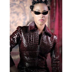 
The Matrix 4  Pinkett Smith Red Leather Jacket