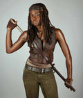 
Michonne The Walking Dead Brown Leather Vest  
