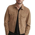 
Rick Grimes The Walking Dead Brown Suede Leather Jacket