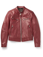 Tom Ford Red Leather Jacket