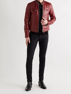 Tom Ford Red Leather Jacket