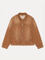 vintage brown denim jacket
