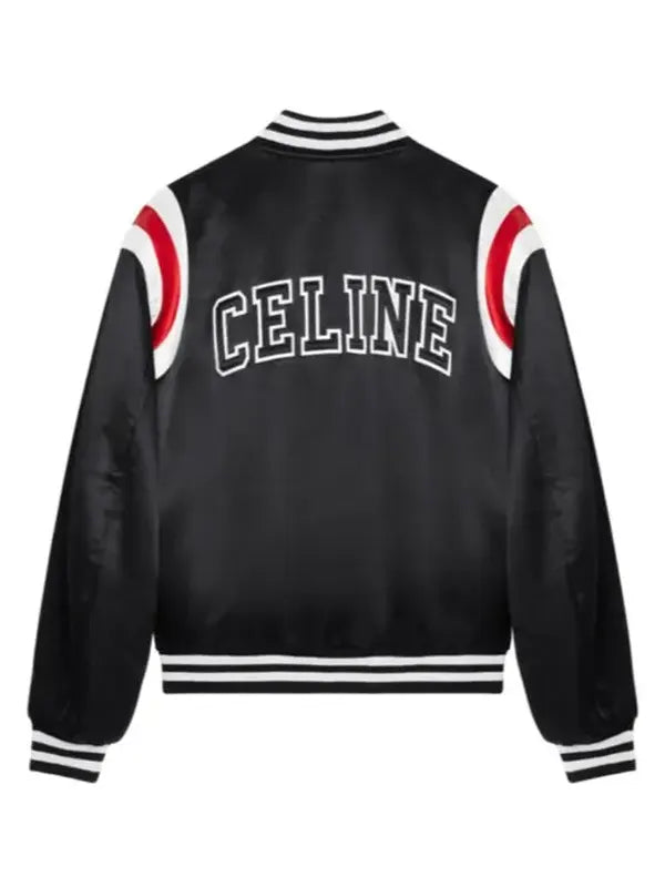 Celine Loose Celine Teddy Jacket In Charcoal Wash Denim