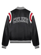 Celine Loose Celine Teddy Jacket In Charcoal Wash Denim