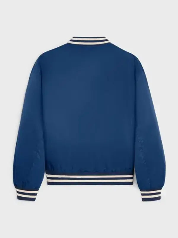 Celine Loose Celine Teddy Jacket In Charcoal Wash Denim