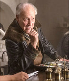 The Mandalorian Werner Herzog Black Leather Coat